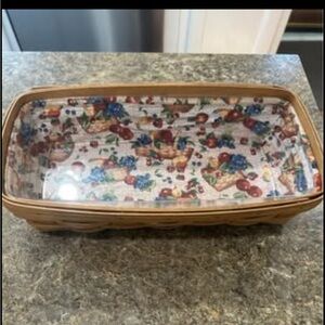 Longaberger Tan Woven Basket